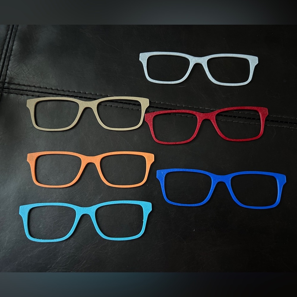 6 Pair eyewear compatible magnetic toppers Otero frame style